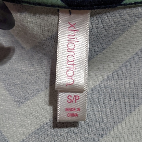 Navy and mint chevron dress - Picture 3 of 4